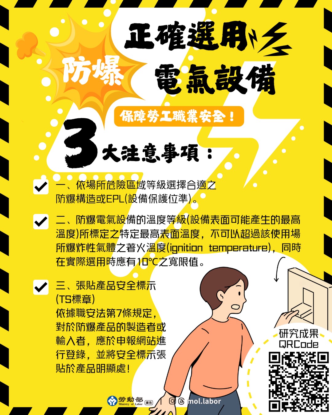 正確選用防爆電氣設備,保障勞工職業安全 展示圖