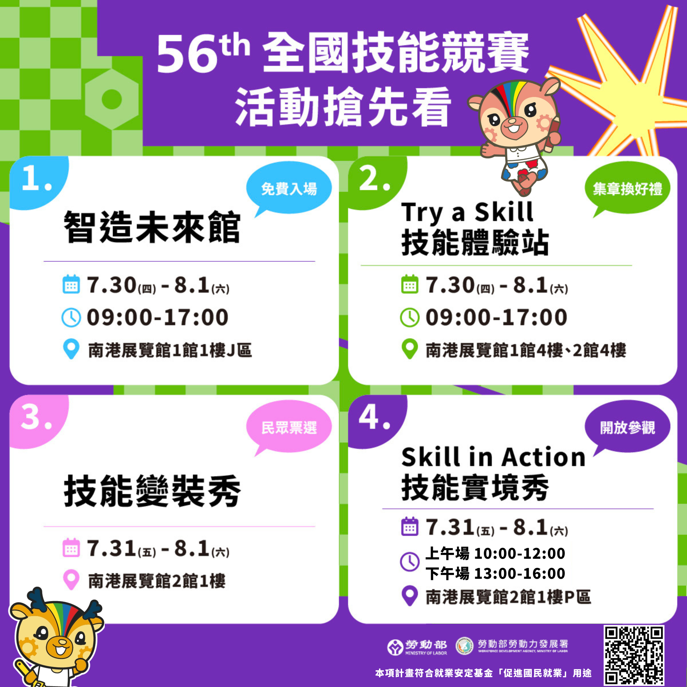 「挑戰！技霸魂」蓄勢待發！全國技能競賽7月29日盛大登場 展示圖