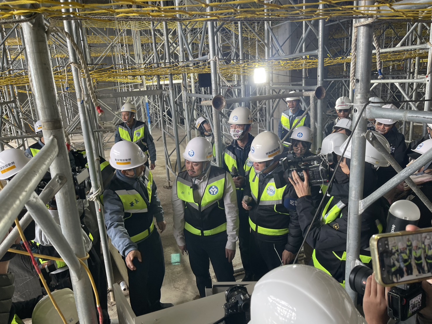 防範歲末高風險作業 勞動部北中南同步實施聯合檢查 展示圖