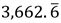 3662.6(6循環)